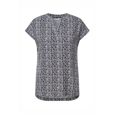 Abbildung von Cecil Gemustertes Bluse, Damen, Größe: Small, Blau