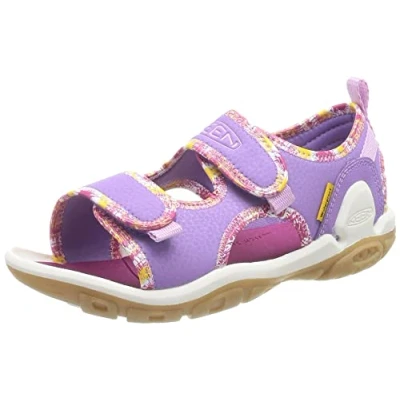 Abbildung von KEEN Jungen Unisex Kinder Knotch Creek Open Toe Sandale, English Lavender/Festival Fuchsia, 25 EU