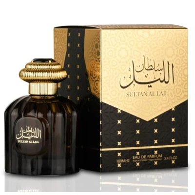 Abbildung von Al WATANIAH Sultan Lail Luxuriöses Unisex Parfüm, Eau de Parfum 100ml, Nachtlicher und Raffinierter Duft