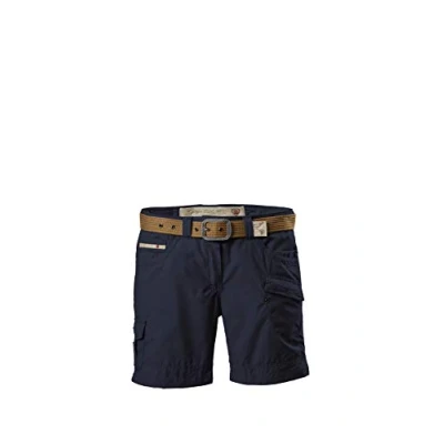 Abbildung von G.I.G.A. DX Damen Shorts Hira, Bermuda mit Gürtel, kurze Hose für Frauen praktischen Taschen, champagner, 42