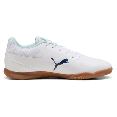 Abbildung von Puma Truco III Fußballschuhe Indoor, Herren, Größe: 44, White/aqua/fizzy light Schuhe