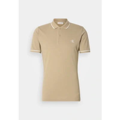 Abbildung von Calvin Klein Jeans Tipping SLIM Poloshirt, Herren, Größe: Small, Tree house