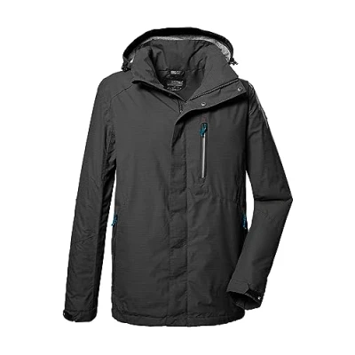 Abbildung von killtec Herren Funktionsjacke/Outdoorjacke mit abzippbarer Kapuze KOS 256 MN JCKT_CARLEB, dunkelanthra, XXL, 41364 000