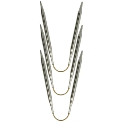 Abbildung von Addi GS16120267 Strumpfstricknadeln CraSyTrio Long, Stahl, 26 cm / 7,0mm