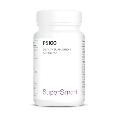 Abbildung von PS 100 Hilft bei der Verbesserung von Lernen, Gedächtnis und Konzentration Standardisierte Phospholipide mit 20% Phosphatidylserin (PS) GVO frei Supersmart