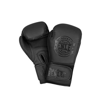 Abbildung von Benlee Boxhandschuhe aus Kunstleder Black Label Nero 12 oz