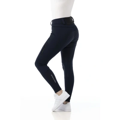 Abbildung von EQUITHÈME Reithose Kitzbuhl Softshell Damen Silikon Schwz 32