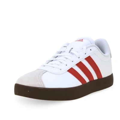 Abbildung von adidas VL Court 3.0 Shoes Kids Schuhe, FTWR White/Better Scarlet/Grey one, 36 2/3 EU