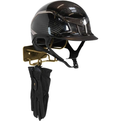 Abbildung von Kentucky Reitkappenhalter mit Haken Steel Gold