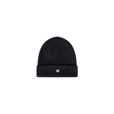 Abbildung von Champion Unisex Lifestyle Caps (806065) Recycled Acrylic Knitted Yarn Embroiedered C Logo Beanie Mütze, Blau (BS501), One Size