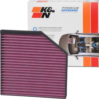 Abbildung von K&amp;N Filters DVF5081 Innenraumfilter Aktivkohlefilter 256 35 quadratisch AUDI: A6 C7 Avant, Saloon, A7 Sportback