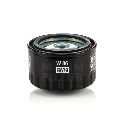 Abbildung von MANN FILTER W 86 Ölfilter M 20 X 1.5 6H Anschraubfilter ALFA ROMEO: 156 Saloon, Spider, GT