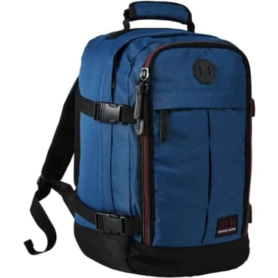 Abbildung von Cabin Max Metz 40x20x25 20L Handgepäck Rucksack, Tasche, Ryanair 40x20x25, Rucksack Flugzeug, Travel Backpack Reiserucksack Recyceltes Polyester, Seitliche Kompression