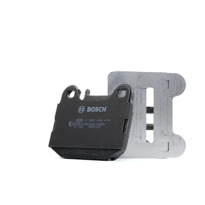 Abbildung von BOSCH 0 986 494 410 Bremsbelagsatz Low Metallic mit Anti Quietsch Blech, Montageanleitung MERCEDES BENZ: ML Class
