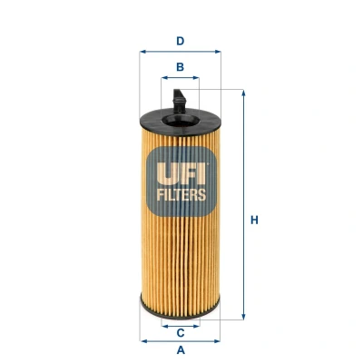 Abbildung von UFI Filters 25.084.00 Ölfilter für Autos
