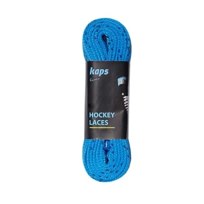 Abbildung von Kaps Wasserfeste Schnürsenkel aus Polyester Für Schlittschuhe Extrem Reißfest (190 daN), Wasserfest Eishockey (Blau Marineblau 305 cm)