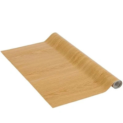 Abbildung von Venilia Klebefolie Eiche Natur Holzoptik Braun 45 cm x 1,5 m, Stärke 95μ selbstklebende Möbel Folie, Dekofolie, Tapete, Küchenfolie ohne Phthalate Made in EU