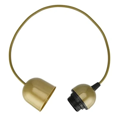 Abbildung von REV 0513053555 Lampenaufhängung, Zugpendel f. Deckenleuchte, 70cm (nicht ausziehbar), max. 2kg, golden