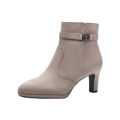 Abbildung von Tamaris Ankle Boot, Damen, Größe: 36, Taupe Schuhe