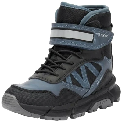Abbildung von Geox J FLEXYPER Plus Boy Ankle Boot, AVIO/Black, 38 EU