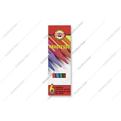 Abbildung von Koh I Noor 8755 Set von 6 Progresso Farbige Bleistift