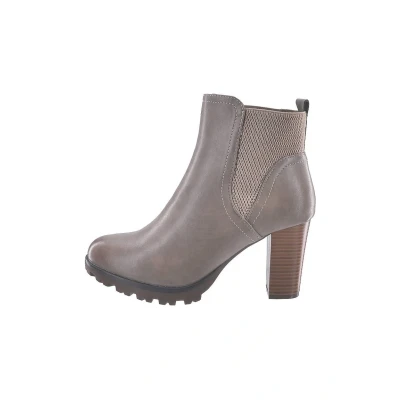 Abbildung von Elara Herbst Plateaustiefelette, Damen, Größe: 37, Braun Schuhe