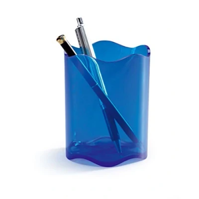 Abbildung von Durable Stifteköcher Trend, 1 Stück, blau transparent, 1701235540