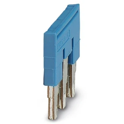 Abbildung von PHOENIX CONTACT FBS 3 5 BU Steckbrücke, 5.2mm Rastermaß, Polzahl, Blau, 50 Stück