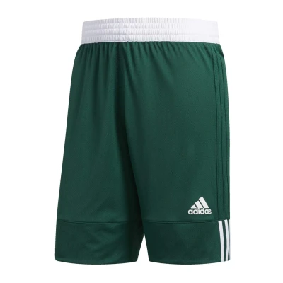 Abbildung von adidas, 3G Speed Reversible, Basketball Shorts, Dunkelgrün/Weiß, L, Mann