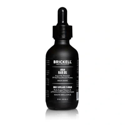 Abbildung von Brickell Herren Arganöl für Haare, natürlich und biologisch, leichte Haarbehandlung, 59 ml, parfümiert