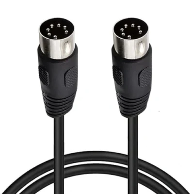 Abbildung von HTGuoji 7 poliges DIN Kabel, poliger Stecker auf Stecker, professionelle Premium Controller Schnittstelle, Audiokabel für Bang &amp; Olufsen, Naim, Quad Stereo Systeme (1 Meter)