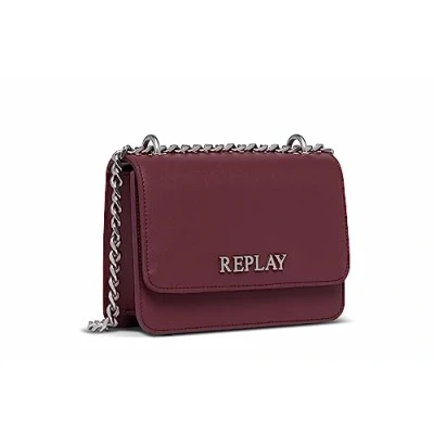 Abbildung von Replay Damen Handtasche aus Kunstleder, Port Wine 247 (Rot), Onesize