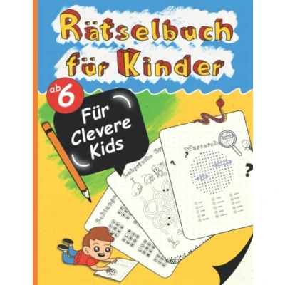 Abbildung von Rätselbuch für Kinder: Rätselblock ab 6 Jahren Mädchen und Junge, Geschenkidee, Kinderbücher, Labyrinthe, Malen nach Zahlen, Logikrätsel, Fehlersuche vieles mehr