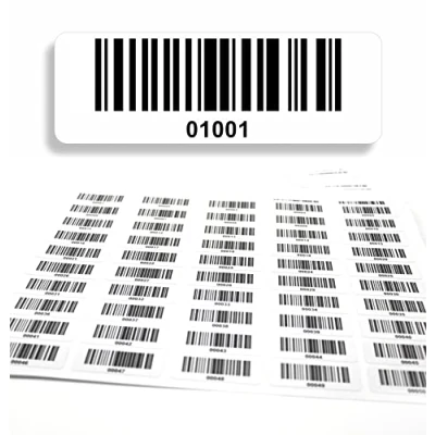 Abbildung von Barcodeetiketten 1001 2000 fortlaufend 5 stellig DGUV Prüfung Barcode Etiketten 1.000 Stck Strichcode Elektrotechnik Code128 selbstklebend 50x17mm (01001 02000)