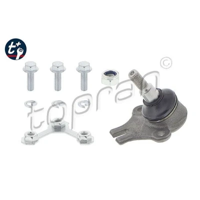 Abbildung von TOPRAN 103 035 Traggelenk Vorderachse links, rechts mit Anbaumaterial für Querlenker VOLKSWAGEN: GOLF 3, Vento, Passat B3/B4 Estate