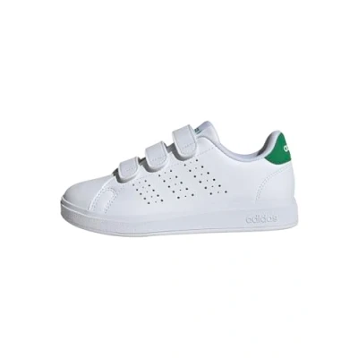 Abbildung von adidas Advantage Base 2.0 Shoes Children Tennisschuhe, Cloud White/Cloud White/Green, 31 EU