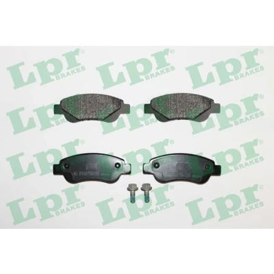 Abbildung von LPR 05P1235 Bremsbelagsatz mit Schrauben CITROËN: C1 I, II, PEUGEOT: 108 Hatchback, 107 TOYOTA: Aygo