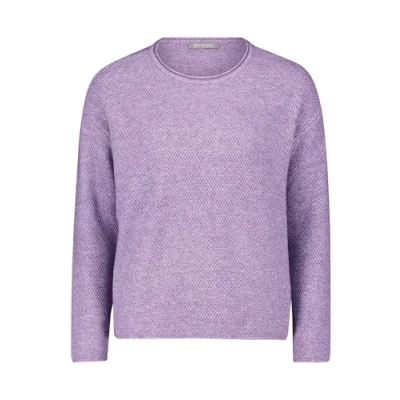 Abbildung von Betty &amp; Co MIT Rundhalsausschnitt Strickpullover, Damen, Größe: 46, Pastel crocus melange