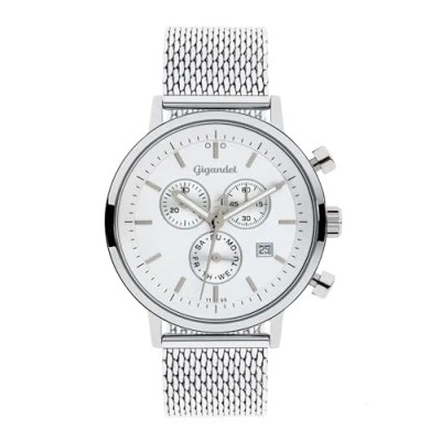 Abbildung von Gigandet Unisex Analog Japanisches Quarzwerk Uhr mit Edelstahl Armband 4VNAG6NE/011