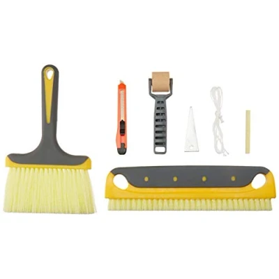 Abbildung von Amazon Basics Tapezier Set, inklusive Bürsten mit weichen Griffen, 7 teilig