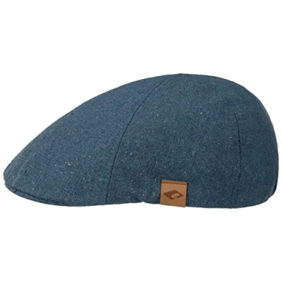 Abbildung von CHILLOUTS Schiebermütze aus 100% Baumwolle Flat Cap Shelton Ivy Herren blau L XL