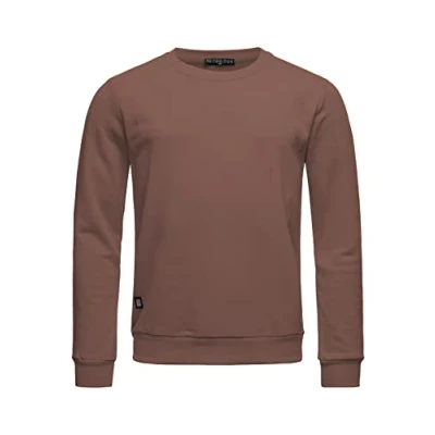 Abbildung von Red Bridge Herren Crewneck Sweatshirt Pullover Premium Basic Braun XL