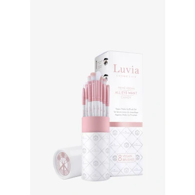 Abbildung von Luvia Cosmetics ALL EYE WANT Pinselset, Größe: One Size, Pearl white/candy pink