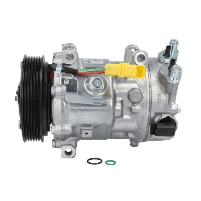 Abbildung von THERMOTEC KTT090351 Kompressor SD6C12 12 PAG 46 R 134a PEUGEOT: 3008 I, 508 I SW Box Body / Estate, 208 Hatchback, CITROËN: C4 Grand Picasso