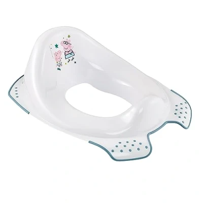 Abbildung von keeeper Peppa Pig Kinder Toilettensitz, Ab ca. 18 Monate bis 4 Jahre, Anti Rutsch Funktion, Ewa, Nordic White