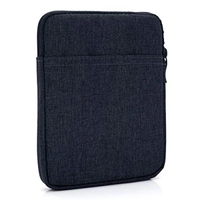 Abbildung von MyGadget Nylon Sleeve Hülle für Tablet bis 8 Zoll [ 21 x 14 cm ] Schutzhülle Tasche ideal z.B. Kindle Paperwhite, Oasis, iPad Mini Dunkelblau