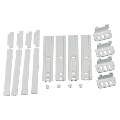 Abbildung von LUTH Premium Profi Parts Türmontageset für schleppscharnier kompatibel mit Bauknecht Whirlpool Ignis 481231019131 Kühlschrank Gefrierschrank KühlGefrierKombination
