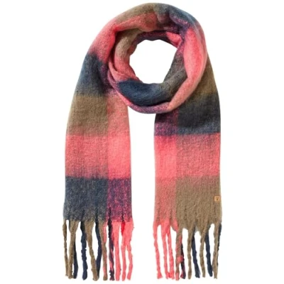 Abbildung von camel active MIT Kariertem Muster Schal, Damen, Größe: One Size, Tea rose check