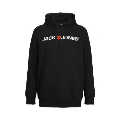 Abbildung von Jack &amp; Jones Kapuzenpullover, Herren, Größe: 3XL, Black detailreg fit