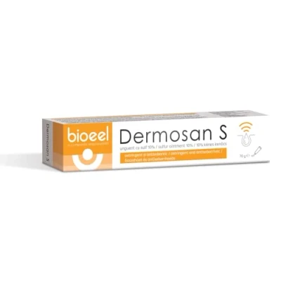 Abbildung von Schwefelsalbe 10% für Milben, Schorfe, Mitesser Schuppenflechte, Ekzeme, Akne, Dermatitis, trockene Haut 70 g